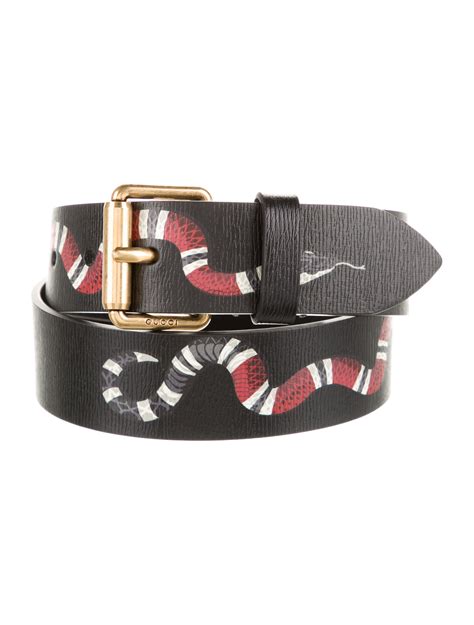 gucci leather belt with kingsnake|gg gucci belt sale.